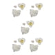 thumbnail image 2 of Cabezas de Orquídeas Artificiales 50 Piezas Elegante Blanco Lechoso Toystoory, 2 of 6