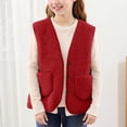 thumbnail image 6 of Wxirdiow Toddler Winter Jackets Boys Baby Girl Vest- Cotton Warm Breathable Soft & Lightweight Baby Vest for Spring Fall Clothes Red Size,5-6 Years, 6 of 7