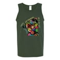thumbnail image 6 of Dean Russo The Only Person Dog Lover Mens Graphic Tank Top, Forest Green, Large, 6 of 6