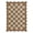 Brown, variant on LUKU 3'x5' Scalloped Checkerboard Jute-Style Rug, Washable Low-Pile Polyester Carpet with TPE Non-Slip Backing for Indoor Covered Outdoor Use, Black and White