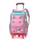 thumbnail image 3 of La escuela rodó la mochila para los bolsos de la carretilla de la escuela de las muchachas con la mochila del balanceo de la escuela de las ruedas para los niños W, 3 of 5