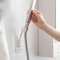 thumbnail image 3 of 360 Degree Adjustable Bathroom Shower Head Holder Wall Mounted Punch Free Rack With, 3 of 5