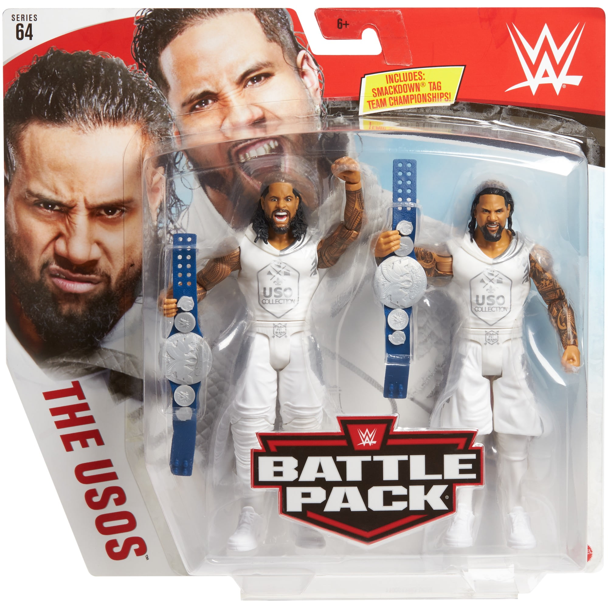 WWE Battle Pack the Usos Action Figure Set
