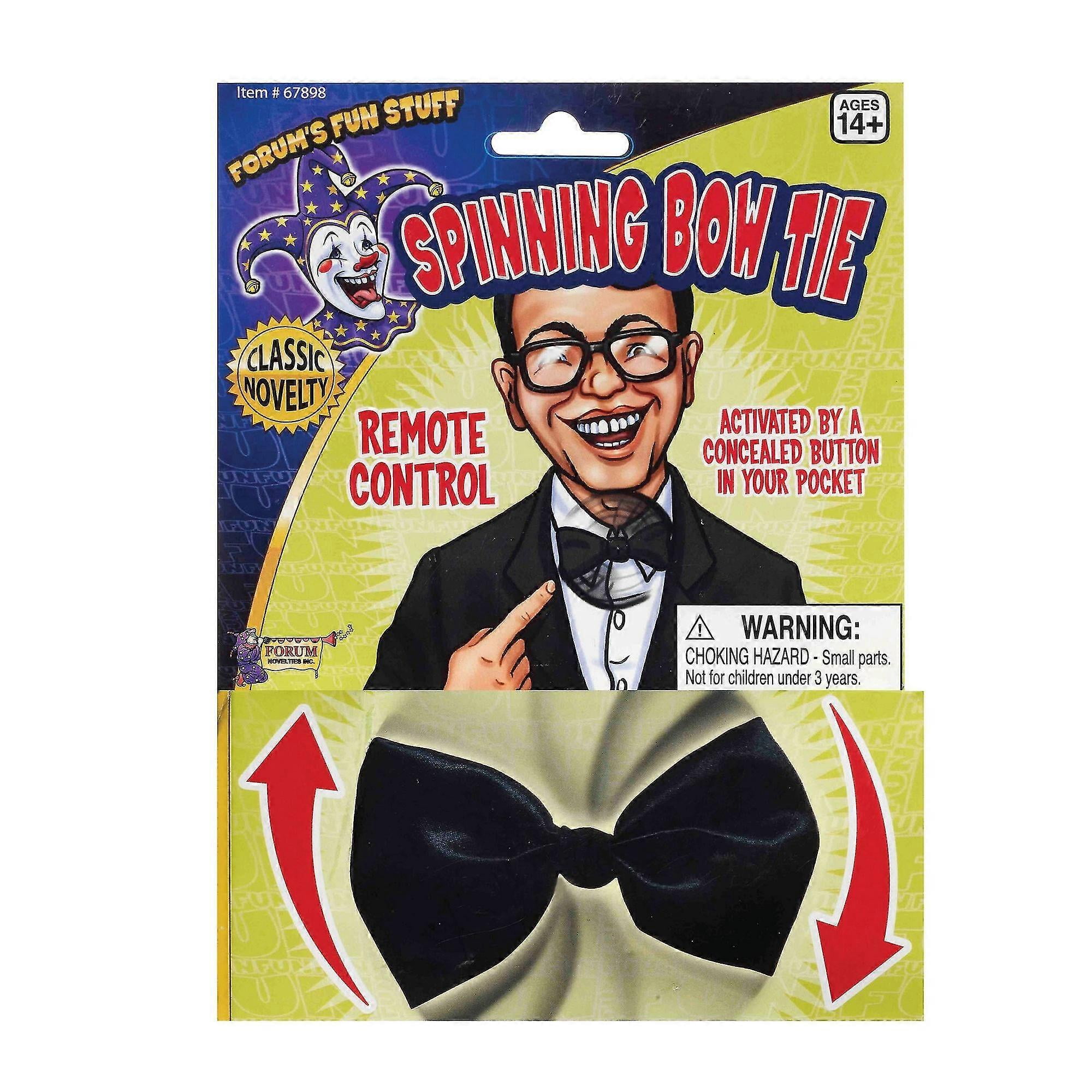 Bristol Novelty Unisex Adults Spinning Bow Tie-Good