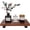 Brown, variant on Black Wooden Bathroom Vanity Tray, Farmhouse Countertop Organizer & Riser Stand for Kitchen Sink, Soap Dispenser Holder & Home Decor