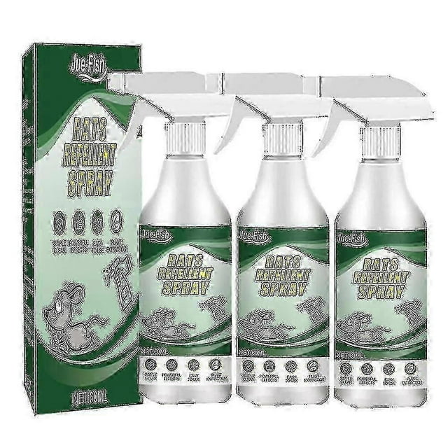 3x Strong Natural Peppermint Essential Oil Spray Mice Rodent Repellent Spray