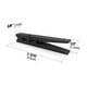 thumbnail image 4 of Pinzas para ropa LWR CRAFTS de madera, tamaño grande, 8,4 cm, 30 unidades, color negro, 4 of 7