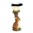 thumbnail image 2 of Estatuilla de animales de resina Artesanía de decoración de patio trasero de Conejo Sharpla estatua de césped en miniatura, 2 of 7