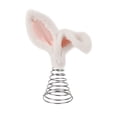 thumbnail image 3 of Binwennn Shatterproof Ornament Set Christmas Ornament Packs Ornament Exchange Easter Spring Tree Topper Decoration Rabbit Ears Tree Topper Decoration With Metal Spiral Base For Festive Decoration, 3 of 8