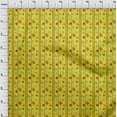 thumbnail image 3 of oneOone Velvet Yellow Fabric Merry Christmas Quilting Supplies Print Sewing Fabric By The Yard 58 Inch Wide, 3 of 5
