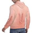 thumbnail image 6 of Kdxio Pig'S Tail Print Mens Casual Hooded Collar Drawstring Hoodies Pullover Sweatshirts Casual Long Sleeve Shirts-X-Large, 6 of 7