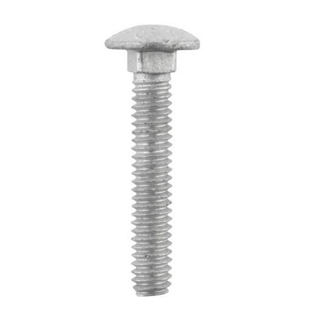 

812509 0.25 x 1.5 in. Hot Dipped Galvanized Carriage Screw Bolt