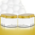 thumbnail image 3 of 6Pcs Plastic Jar with Lid, Transparent Jar, Cosmetic Storage Container, Slime, 3 of 6