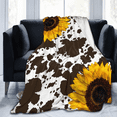 thumbnail image 2 of AUQ Weighted Blanket,Charming Leather Print Throw Blanket for a Modern Look,Pet-Friendly Faux Fleece Cotton Blanket,Style1,39.4"×51.2", 2 of 4