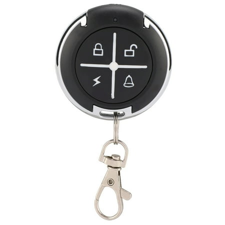 

Universal 4 Button Black Garage Door Opener Remote 433MHz Wireless Control for Automatic Gates