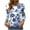 Blue, variant on My Item Beifu Boho Tops For Women Long Sleeve Womens Fashion Tops 2025 Trendy Going Out Women Blouses Dressy Casual Vneck Tshirts Shirts For Women Cotton Fall Outfits For Women 2025