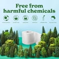 thumbnail image 4 of Papel higiénico Caboo de bambú, 2 capas, apto para sistemas sépticos, 12 rollos, 4 of 9