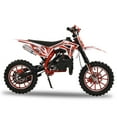 thumbnail image 5 of WETLA 49cc 2-Stroke Kids Dirt Bike, Gas Power Motocross, Off Road Mini Motorcycle, Pocket Motorbike with Front Rear Disc Brakes, Racing Max Speed 40KM/H (Red), 5 of 9