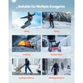 thumbnail image 6 of VEVOR Heated Vest, Men Electric Heating Vest with 16000 mAh Battery Pack, 6 Heating Zones Lightweight Rechargeable Winter-Vest with 3 Levels, for Outdoor Hiking Camping Fishing Skiing, Size M, 6 of 9