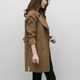 thumbnail image 4 of FRSASU Plus Size Women Coats Women'S Autumn Winter Jacket Outwear Cardigan Slim Coat Overcoat, 4 of 6