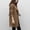 Brown, variant on Womens Autumn Winter Casual Jacket Casual Outwear Cardigan Slim Coat Overcoat