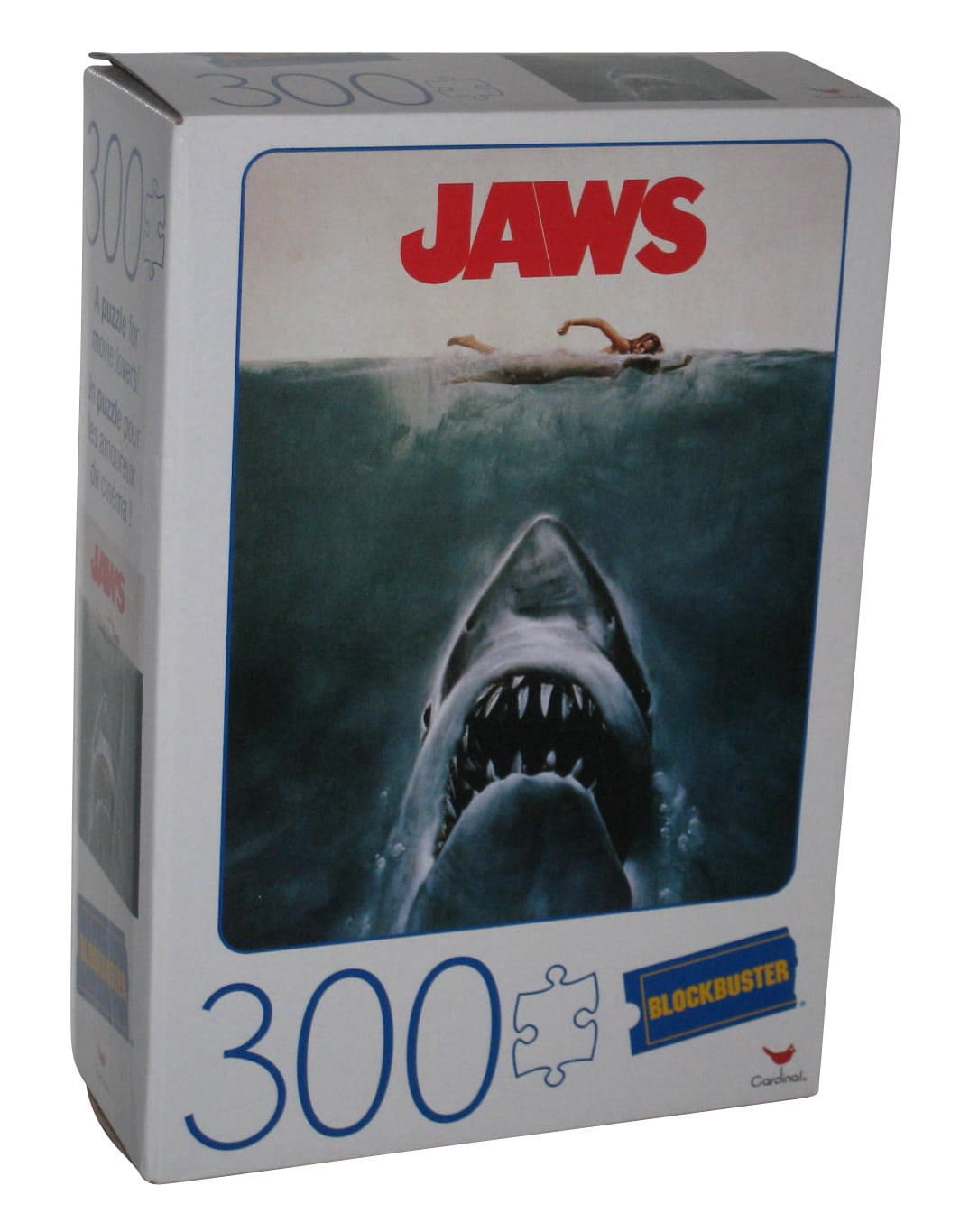 Details about   Blockbuster JAWS POSTER 300 PIECE Jigsaw Puzzle Retro Cardinal Brand 