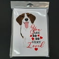 thumbnail image 3 of Beagle Tricolor Red Ticked #3 so Loved Greeting Cards and Envelopes Pack of 8 7 in x 5 in, 3 of 3