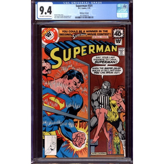 Superman #331 - CGC 9.4 Comic Book