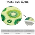 thumbnail image 6 of Green Tie Dye Pattern Round Fitted Tablecloth with Elastic Edge,Dining Table Cover Waterproof,Outdoor Round Tablecloth for Camping,Dining,Indoor and Outdoor, 6 of 7