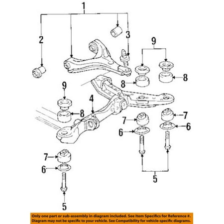 GM OEM Front Suspension-Susp Crossmember Cushion 25533991