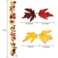 thumbnail image 2 of Coolmade 2 Pack Fall Garland Maple Leaf, 6ft Hanging Vine Garland Artificial Autumn Foliage Garland Thanksgiving Decor for Home, 2 of 7