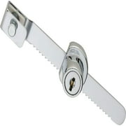 Stanley N183-798 National Hardware Showcase Lock, Keyed, Steel, Chrome Plated