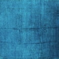 thumbnail image 1 of Ahgly Company Indoor Square Oriental Turquoise Blue Industrial Area Rugs, 3' Square, 1 of 4