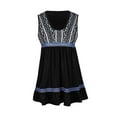 thumbnail image 3 of DYMADE Womens Summer Camisole Tops Lace Sleeveless V-Neck Pleated Basic Tank Tops, 3 of 4