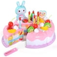 thumbnail image 2 of Juego de juguetes para juego de imitación, juguetes seguros para cortar pasteles para niños y niñas, regalo Ndcxsfigh libre de BPA, 2 of 5