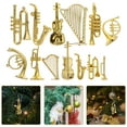 thumbnail image 2 of Shisuyan 13pcs Hanging Instrument Ornaments Mini Instrument Models Instruments Hanging Decorations Musical Instrument Pendant Decorative Instrument for DIY Craft, 2 of 8