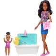 thumbnail image 2 of Barbie Skipper Babysitters Inc. Playset con bañera, muñeca Skipper Babysitting y muñeca pequeña para niños pequeños con botón para mover brazos y salpicaduras, además de accesorios temáticos, regalo p Barbie -, 2 of 2