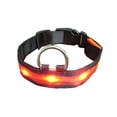 thumbnail image 2 of Collier Lumineux Ajustable pour Animal de Compagnie Randonnée Nuit Portable Réutilisable Lavable Lumineux Marche Animal Éclairé Ras-de-Cou Portable Lavable Colliers Fournitures pour Animaux Cadeau Rouge G, 2 of 9