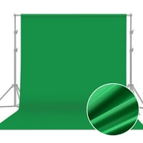 Aibecy Professional Studio Photography Backdrop 10ft Green Screen Polyester-Cotton Washable One-Piece Design for Portrait Product Shooting
