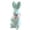 Light Blue, variant on Decorr Easter Bunny Figurine,5.9" Blue Flocked Bunny Decor with Pearl & Lace, Easter Decorations for Tabletop, Shelf, Spring Home Decorarty Supplies