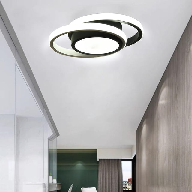 Luz de techo LED creativa Lámpara de araña montada en superficie Lámpara de techo para oficina Dormitorio Iluminación para el hogar Sala de estar Come luz blanca