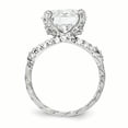 thumbnail image 2 of Cheryl M Sterling Silver Fancy CZ Ring Size 8, 2 of 3