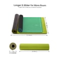 thumbnail image 5 of Grass Green TPE Yoga Mat with Alignment Lines and Carrying Strap for Home Gym Fitness, 5 of 6