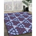 thumbnail image 3 of Ahgly Company Tapis Rectangulaire Lavable en Machine Intérieur Transitionnel Violet Mimosa Violet, 6 Pieds x 9 Pieds, 3 of 7
