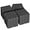 Dark Gray, variant on Plastic Interlocking Deck Tiles, 9 Pack , 12"x12" Waterproof Outdoor Flooring All Weather Use, Patio Floor Decking Tiles for Porch Poolside Balcony Backyard, Dark Grey