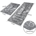 thumbnail image 4 of MeyJey Anti Fatigue Kitchen Rugs and Mats, 2 PCS Non-Slip Waterproof Runner Rug and Mat Set, Dark Gray, 4 of 11