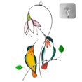 thumbnail image 1 of Injueey Colgante de jardín Forma de pájaro Decoración Colgante Adorno para el hogar al aire libre con percha Decoración del hogar Verde Injueey HA003700-02B, 1 of 6