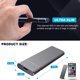 thumbnail image 2 of Disco duro externo 2t - 2.5 pulgadas diseño de metal portátil ultrafino USB para mac, pc, computadoras portátiles, computadoras, Xbox one, ps4, televisores inteligentes, Chromebook negro 1tb, 2 of 5