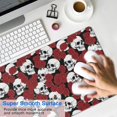 thumbnail image 4 of Long Mouse Pads for Desk,Red Skull Rose Pattern Desk Mats on Top Of Desks, Desk Mouse Pad Extra Large with 3mm Non-Slip Base and Stitched Edge for Gaming,Office,Work,Home 35.4"x15.7", 4 of 6