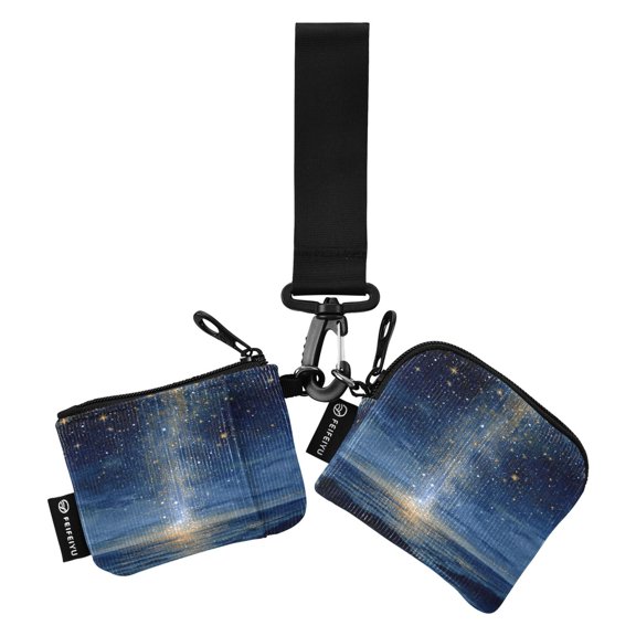 Women's Coin Purses Keychain Wallet Women's Card Cases Women's Wallets Card Cases & Money Organizers Meteor Sea